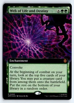 Web of Life and Destiny (Extended Art) 268 Marvel's Spider-Man Magic Foil NM - Image 1