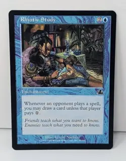 Rhystic Study - Magic The Gathering MTG - Prophecy! - Image 2
