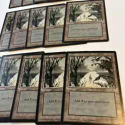 344 Basic Land Lot - Ice Age - MP-NM - Magic MTG Vintage old school - Image 3