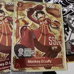 Monkey.D.Luffy (Premium Card Collection -BANDAI CARD GAMES Fest. 23-24) x3 NM - Image 2