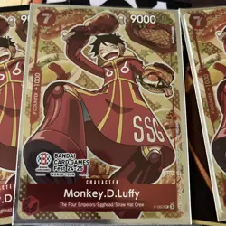 Monkey.D.Luffy (Premium Card Collection -BANDAI CARD GAMES Fest. 23-24) x3 NM - Image 3