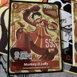 Monkey.D.Luffy (Premium Card Collection -BANDAI CARD GAMES Fest. 23-24) x3 NM - Image 4