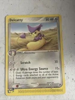 Pokemon TCG - Delcatty - Sandstorm (34/100) Uncommon vintage Pokemon card - Image 1