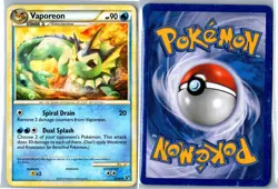Vaporeon HGSS Undaunted 41/90 Uncommon Heavily Played - Pokemon Card - Image 3