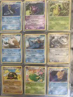 Vintage Pokemon Card Collection Binder 150+ Cards Charizard EX LV.X Holo - Image 4