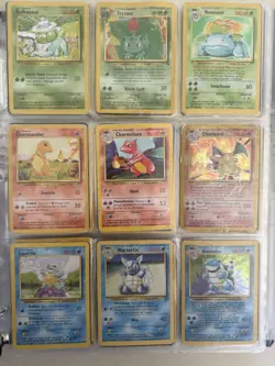 Vintage Pokemon Card Collection Binder 150+ Cards Charizard EX LV.X Holo - Image 5