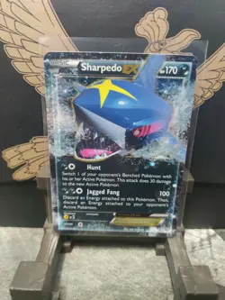 Pokemon TCG Sharpedo EX Ultra Rare Card 91/160 XY: Primal Clash - Image 1