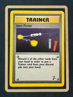 Pokemon TCG - Item Finder - 103/130 Base Set 2 -Played #1 - Image 1