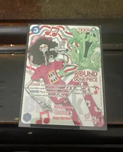 Round 1 Brook English One Piece Promo OP11-056 - Image 1