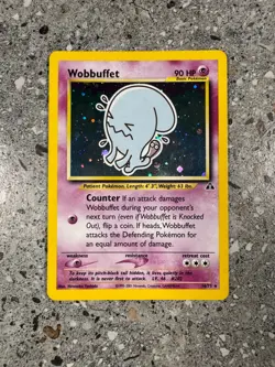 Pokemon TCG Cards Wobbuffet 16/75 Neo Discovery Holo Rare - Image 1