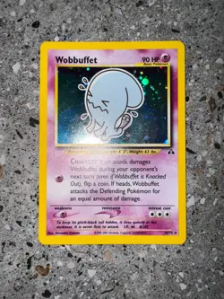 Pokemon TCG Cards Wobbuffet 16/75 Neo Discovery Holo Rare - Image 3