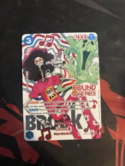 Round 1 Brook English One Piece Promo Op11-056 - Image 1