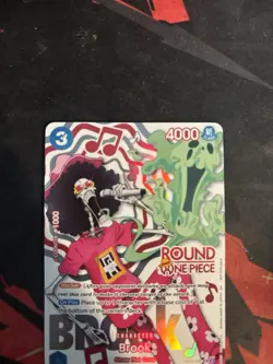 Round 1 Brook English One Piece Promo Op11-056 - Image 2
