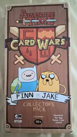 Adventure Time Card Wars Collectors Pack - FINN VS JAKE. Pre-owned - Image 1