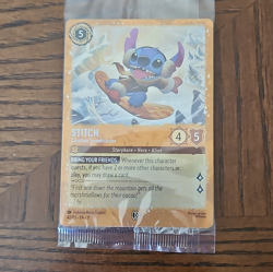 Disney Lorcana Stitch - Carefree Snowboarder Character 42/P3 Foil Promo English - Image 1