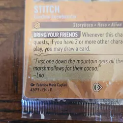 Disney Lorcana Stitch - Carefree Snowboarder Character 42/P3 Foil Promo English - Image 3