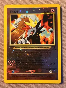 Entei Wizards Black Star Promos 34 Holo Promo Pokemon TCG - Image 1