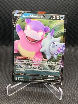 POKEMON CARD Galarian SLOWBRO V 099/189 DARKNESS ABLAZE FULL ART ULTRA RARE PF - Image 1