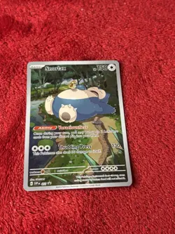 Snorlax 051 Sv: Scarlet & Violet Promo Cards Holo Pokemon Card Played - Image 1