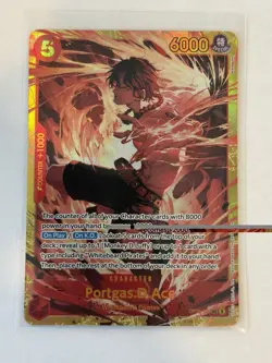 Portgas.D.Ace - Secret One Piece Card OP16-118 SEC - Image 2