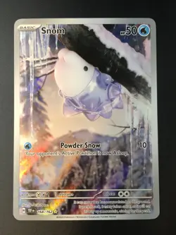 Snom IR | 168/162 | SV5 Temporal Forces | Rare Pokemon TCG Cards | 2024 | NM - Image 1