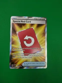 Special Red Card 113/086 Me04: Chaos Rising Holo - Image 1