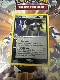 Mightyena 12/107 - EX Deoxys - Holo Rare - Pokemon Card TCG - Vintage LP - Image 2