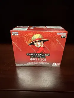 One Piece OP13 OP-13 TCG Carrying On His Will Booster Box English SEALED NEW - Image 1