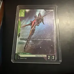 Wing Gundam (Bird Mode) -ST02-002 C+ NM - Gundam TCG Card Game - Image 1