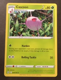 Pokemon Lost Origin Cascoon Uncommon Card 009/196 NM - Image 1