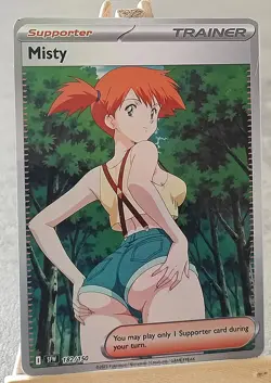 Misty Trainer Full Art Sexy Waifu doujin ACG Art Card - Image 1
