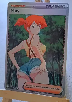 Misty Trainer Full Art Sexy Waifu doujin ACG Art Card - Image 3