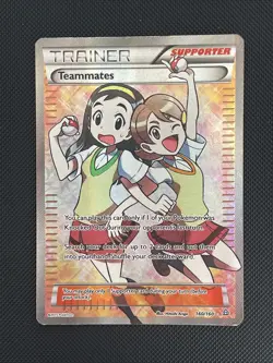Pokemon Teammates XY Primal Clash Full Art Holo Trainer Card #160/160 TCG-2015 - Image 1