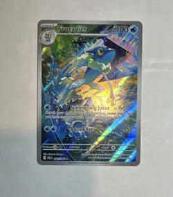 Froakie 088/198 + Frogadier 089/198 + Radiant Greninja 046/189 NM 3 card lot - Image 5