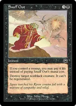 MRM ENGLISH Masques de Mercadia - Snuff Out [Good] MTG MMQ - Image 1