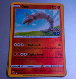 The Pokemon Company Onix 036/078 Pokemon GO Reverse Holo English 2022 120 HP - Image 1