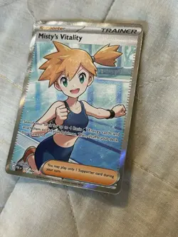 Misty's Vitality Full Art Holo 111/084 PItch Black NM English - Image 3