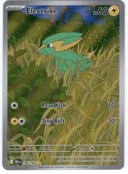 Electrike 196/182 Sv10: Destined Rivals Holo Illustration Rare Pokemon - Image 1