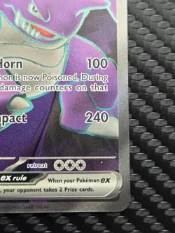 Team Rocket's Nidoking EX 216/182 - Destined Rivals Pokemon NM - Image 4