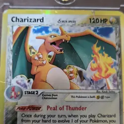 Pokemon Co. Charizard Delta Species 4/100 Crystal Guardians Holo Rare 120HP - Image 3