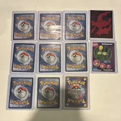 Pokemon TCG 11-Card Holo/Full Art Lot Alakazam V/ex Mewtwo VSTAR Greninja - Image 2
