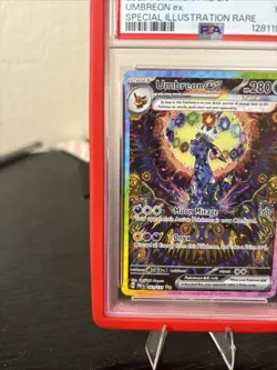 2025 POKEMON PRE EN-PRISMATIC EVOLUTIONS #161 UMBREON EX PSA 9 - Image 3