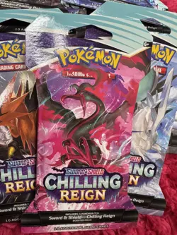 Pokemon TCG Sword & Shield Chilling Reign Booster Pack (Lot Of 26) - Image 1