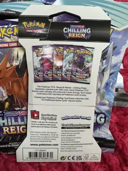 Pokemon TCG Sword & Shield Chilling Reign Booster Pack (Lot Of 26) - Image 3