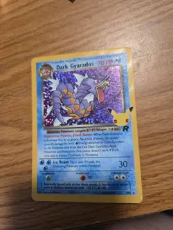 Pokemon Dark Gyarados TCG Holo Rare Card 8/82 Celebrations Classic Collection NM - Image 1