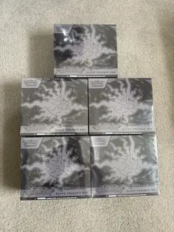 IN HAND 5x Pokemon Center Pitch Black Elite Trainer Box ETB NO TEARS! - Image 1