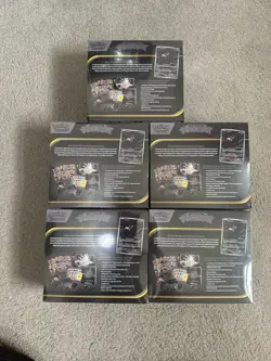 IN HAND 5x Pokemon Center Pitch Black Elite Trainer Box ETB NO TEARS! - Image 3