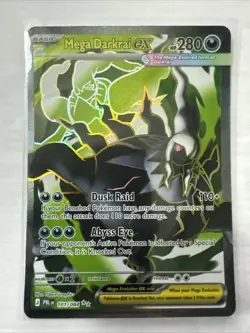 Pokemon Mega Darkrai ex - 101/084 GRADEABLE Pitch Black (ME05) Ultra Rare - Image 1
