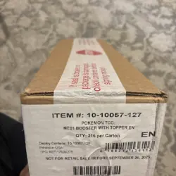ME01 Mega Evolution SEALED ENHANCED Booster Box (CASE of Pokemon Cards) - Image 2