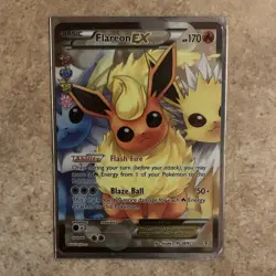 Pokemon Flareon EX RC28/RC32 Generations Radiant Collection Ultra Rare Holo - Image 1